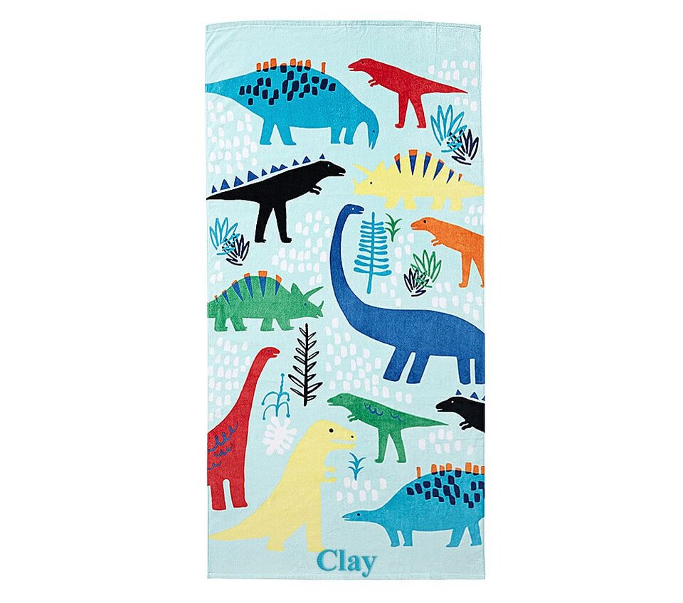 Dinosaur Beach Towel Pottery Barn Kids AU